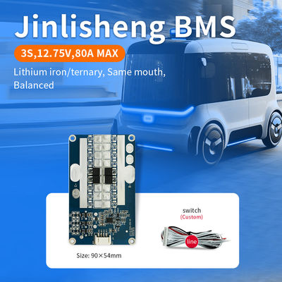 KLS 3S 12V Common Port Lifepo4 Battery Management Systems: 10A/20A BMS, 70A Power Tool Factory Produced